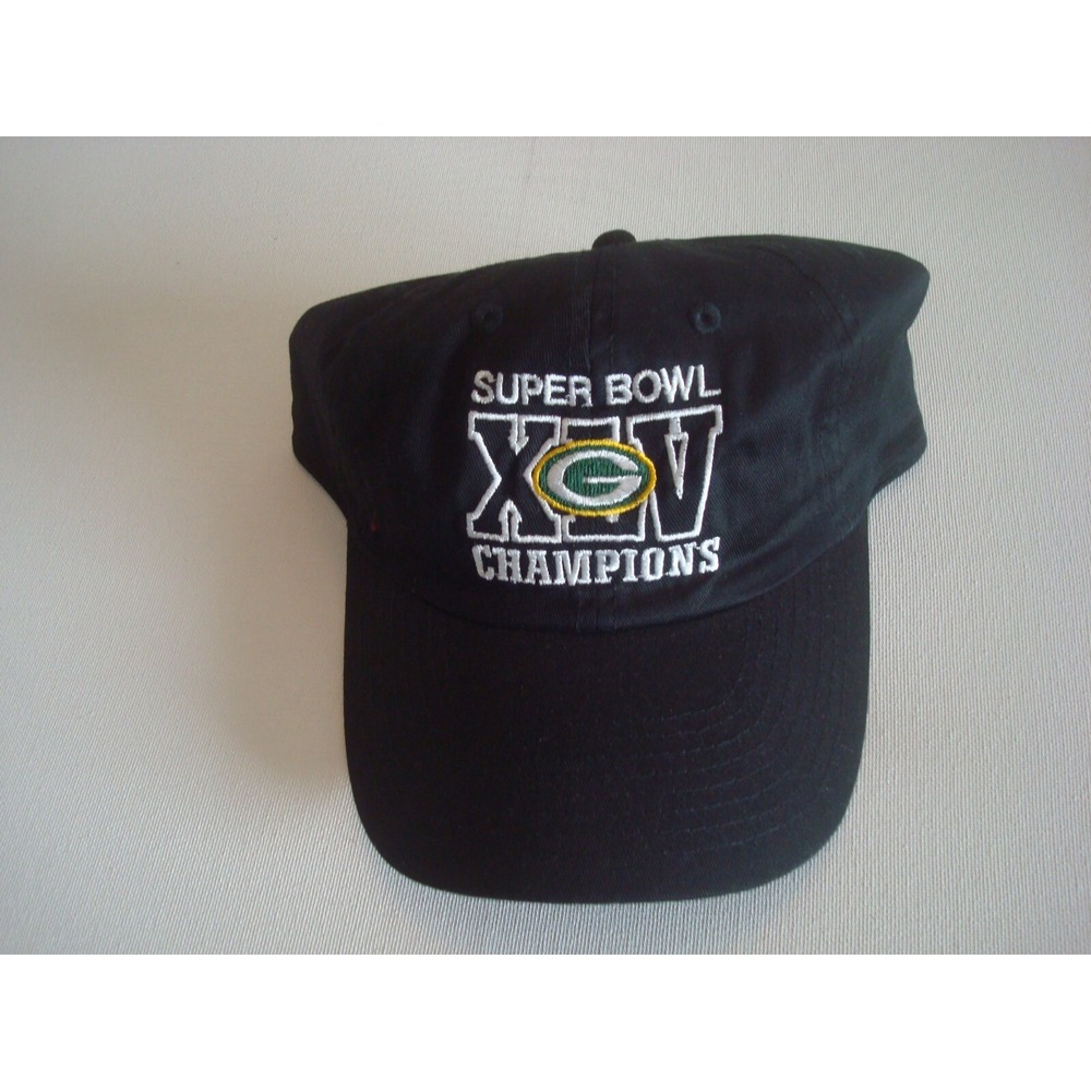 GREEN BAY PACKERS CHAMPS ‎  STRAPBACK BEACH GOLF HAT CAP VINTAGE H3